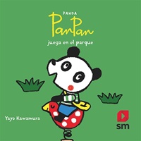 Panda PanPan juega en el parque